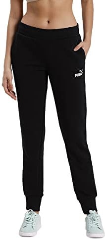 PUMA Damen Hose, Cotton Black, XXL