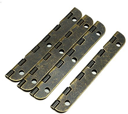sourcing map 4Stücke Scharniere Retro Ersatz mit Schrauben 2,56Antik Bronze DE de