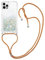 MRSTER Lanyard Case for iPhone 12 Mini Case, Bling Liquid Glitter Silicone Shockproof Kawaii Case Cover with Cord Lanyard Case for iPhone 12 Mini 5.4 inch. LP Love Silver