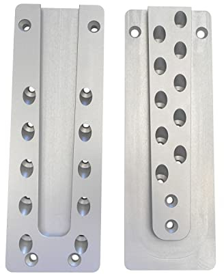 PITZL 88435.1000 Schwerlast HVP 120x350x20 mm Aluminium eloxiert, Silber