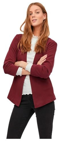 Vila Damen Viher New 3/4 Blazer/Su-noos Blazer, Winetasting ,L