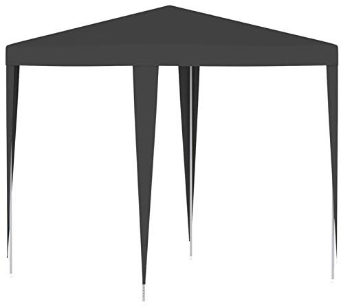 Chenshu Profi-Partyzelt, Festzelt, Pavillion, Bierzelt, Garten Party Zelt, Gartenzelt, Grillpavillon, 2×2 m Anthrazit