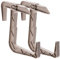 KADAX Supporto per fioriera senza foratura, Set di 2: supporto per fioriera da balcone in set, ganci regolabili e supporto per fioriera, supporto per balcone e davanzale (Caramello)