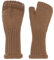 KNIT FACTORY - Cleo Handstulpen - Fingerlose Handschuhe - Gestrickte Handschuhe für Winter - Damen Handstulpen aus Wolle - Hochwertige Qualität - Nude