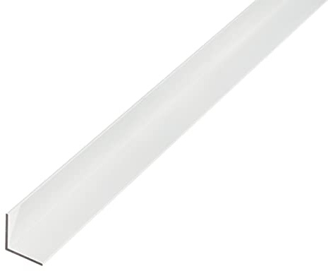 Alberts 470876 Winkelprofil | Aluminium, silberfarbig eloxiert | 1000 x 20 x 20 mm