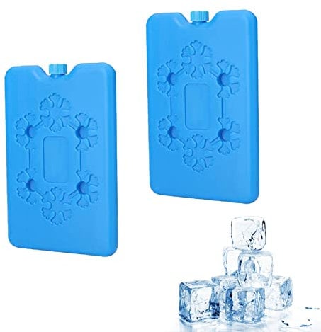 Blocs Réfrigérants Pour Le Déjeuner,Bloc Refrigerant,2 Pcs Bloc Refrigerant Glaciere,Bloc Glace Pour Sac Isotherme,Bloc Glace Glacière,Bloc Refrigerant Pour Sac Isotherme,Bloc Glace Pour Glaciere