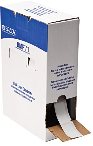 Brady Self-Laminating Vinyl Wrap Around Wire and Cable Labels, Bulk, for M610, M611, M710, BMP61, and BMP71 Printers - 2.5 x 1. BM-21-427