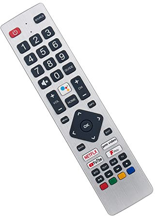 Neue Ersatzfernbedienung -VINABTY-Fit für Bush/Polaroid/Technika/Sharp/Blaupunkt TV-Fernbedienung 50BN3KA 50BN2KA 50BL5KA 50BL5EA 50BL3KA 50BL3EA 50BL2KA 50BL2IA 50BL2EA