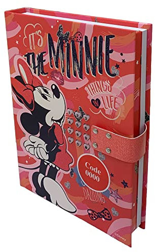 CARTOON Diario segreto elettronico per bambini Minnie, Disney, con suoni
