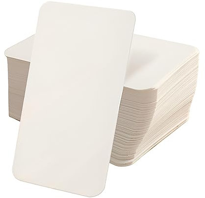 GTDOOCE 100 Piezas Tarjetas en Blanco de Mensaje y Regalo, para Escribir y Bricolaje en Hogar, Escuela y Oficina