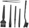 OSALADI Anti Static Cleaning Brush Kit for Computer 6PCs Set Tweezer Keyboard Cleaning Tools Durable Plastic Handle Suitable for Electronics