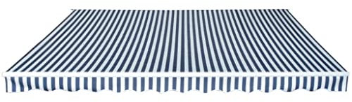 Willood Gelenkarmmarkise 450 cm Blau/Weiß