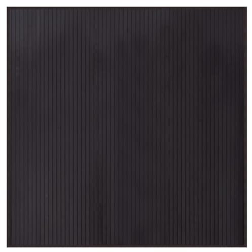 vidaXL Teppich, Bambusteppich Quadratisch, Bambusmatte rutschfest für Wohnzimmer, Läufer Küchenteppich Flurteppich, Modern, Dunkelbraun 100x100cm Bambus