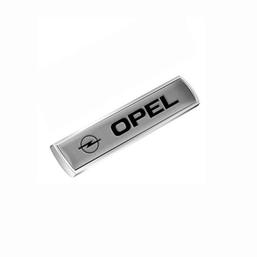 WERTYUV Auto Emblem Aufkleber, für Opel Calibra Campo Cascada Combo Commodore Corsa Crossland rostfrei langlebiges Front Motorhaube Kofferraum 3D Selbstklebende Ersatz Dekoration