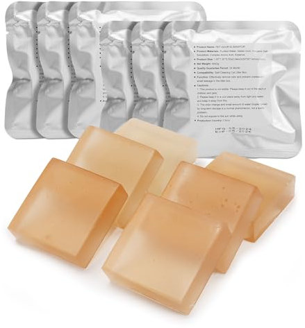 6 Stück Geruchsvernichter für Max Selbstreinigende Katzentoilette, Feriva Katzentoilette Geruchsbeseitiger, Katzentoilette Desodorierer für Automatische Katzentoilette, Sicher und Wirksam