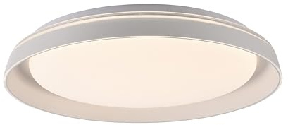 LED Deckenlampe rund 43cm dimmbar per Lichtschalter Stufendimmer weiß | Memory Funktion, letzte Einstellung bleibt bestehen