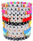 MOSTFUN 11 Stück Bohemian Friendship Bracelet, TS Album Inspiriertes Armbänder, Handgemachte Perlenarmbänder mit Buchstaben, Bunte Freundschaft Armbänder für Frauen Mädchen Musik-Fans