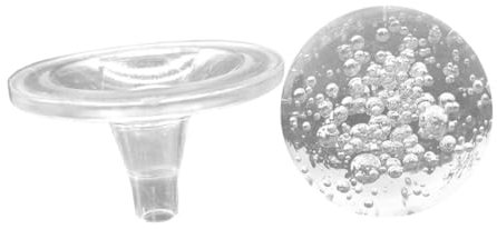 QUMIIRITY Running Water Fountain Ornaments Crystal Ball for Water Fountains Desktop Decor Crystal Ball for Garden