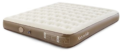 Naturehike Luftmatratze 3 Personen mit wiederaufladbarer elektrischer Luftpumpe 200×180×25cm Selbstaufblasbare Luftbett 450kg MAX Premium-Gästebett Camping- und Heimgebrauch aufblasbare Matratze