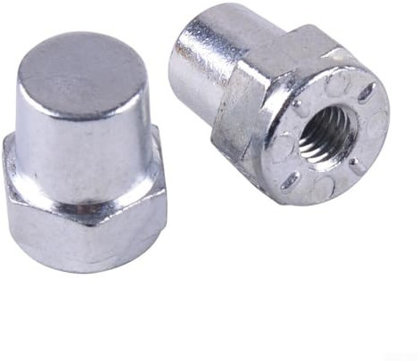 2pcs Car Alloy Battery Terminal Adapter for Positive and Negative Posts, Compatible with 6V and 12V Systems