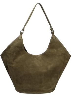 Gave Lux GLX22777623FBG-PARENT Damen-Schultertasche aus echtem Leder Made in Italy 27 x 38 x 21,5 cm