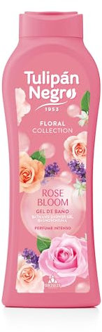 Tulipán Negro – Gel de Baño Hidratante Rose Bloom 650 ml | Fragancia Floral Duradera | Cuidado Corporal Diario