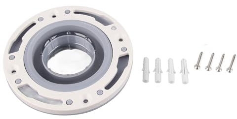 Jenngaoo Toilettenflansch Reparatur-Set aus Silicone und ABS, Universeller Toilettenflansch Ersatz für 4 Zoll 5 Zoll und spezielle 3 Zoll Abwasserrohre, Einfache Installation mit p