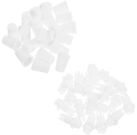 Yardwe 20 Pezzi Fermacavo in Plastica M10 per Lampadari, Morsetti per Cavi Elettrici Resistenti e Sicuri, per Gestione Cavi e Accessori per Luci a Sospensione