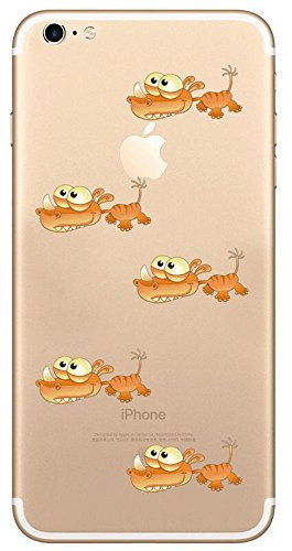 CrazyLemon iPhone 5s Hülle iPhone se Hülle iPhone 5 Hülle, TPU Silikon iPhone 5s se 5 Weich Transparent für iPhone se 5s 5 Abdeckung Etui - Krokodil