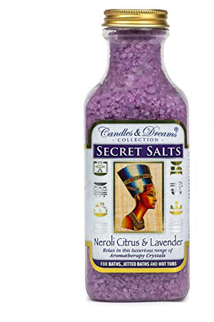 Candles and dreams Hot tub Spa / Bath Aromatherapy Scents Crystals (Neroli Citrus & Lavender) Vegan (500g)