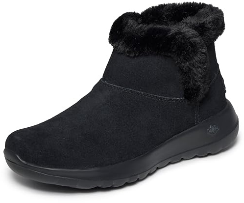 Skechers Women's On-The-Go Joy Bundle Up | Autumn Winter Collection | Boot | Slip On | Flat | Fur Lining