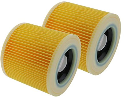Create idea 2X Filtre à Cartouche pour Karcher WD2.200 WD3.500 Aspirateurs humides et secs Accessoires de Rechange