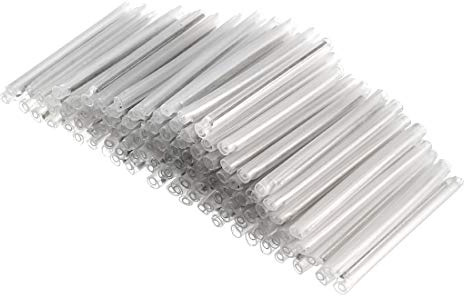 sourcing map Smoove Fibre Optique 45mm 3,6mm OD Thermorétractable 300Pcs | Tube thermorétractable, épissures par fusion fibre optique