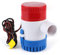 EVGATSAUTO Pompa di scarico, pompa di sentina sommergibile 1100GPH 12V Pompa acqua non automatica per barca marina