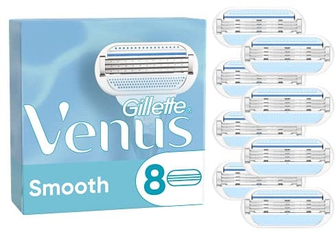 Gillette Venus Venus - Glatte Rasierklingen, Gerät & Klinge - 8 x Klingen