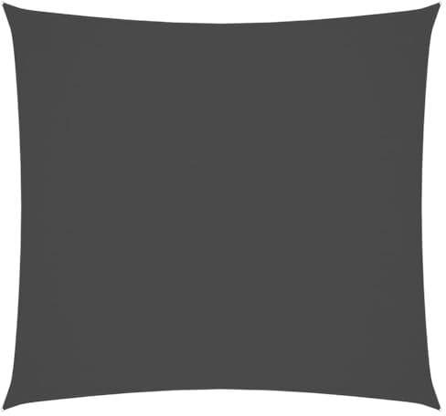vidaXL Parasole a Vela Ombra Tenda da Sole Elegante Moderna Anti UV Giardino Frangisole Terrazza Balcone Oxford Rettangolare 2,5x3m Antracite