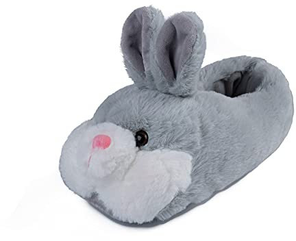 OSVINO Pantofole Donna Coniglio Casa Invernali Chiuse Pelose Divertenti Animali Pantofole con Pelo, 35/37 EU