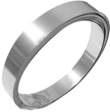 TRAWOLF 10M Nickel Streifen, Nickel Platte 8mm x 0.15mm, Nickel Streifen Band für Batterie Schweißen, für Löten von 18650-Packs aus Li-Po, NiMH Oder NiCd-Akkus Sowie zum Widerstandsschweißen