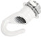 sourcing map Alloy Ceiling Hook Fixtures Accessories 23mmx31mm for Chandelier Ceiling Pendant Light Plate, White