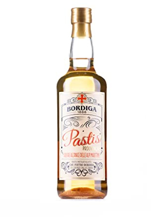 Pastis Bordiga, Anis-Spirituose aus dem Piemont, 0,7 L, 45% Vol.