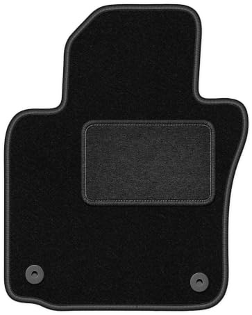 Velours-Fahrermatte passend für Skoda Octavia II 2004-2013, Schwarz, LUX | passend für Kombi/Liftback; Velours-Teppich (Polypropylen), ca. 6,5 mm