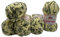 5 x 100 Gramm Himalaya Dolphin Tweed Strickwolle, 500 Gramm Baby- Wolle zweifarbig gesprenkelt (schwarz gelb 92003)
