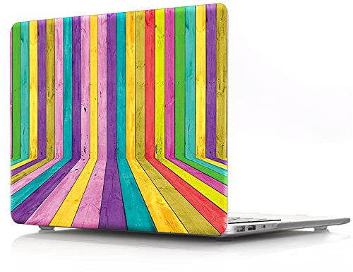 Kunststoffgehäuse mit Holzmaserung Hülle für MacBook Pro 13 (2009-2012, Models: A1278) Hard Shell Case with Keyboard Cover - A