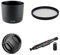 Kamera-Zubehör-Set für Canon EF 70–300 mm f/4–5.6L IS USM Objektiv, inkl. schwarzem ET-73B Gegenlichtblende, MC-UV-Filter, Objektivdeckel, Reinigungsstift