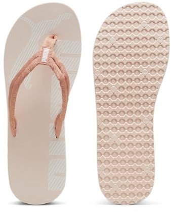 PUMA Unisex Adults EPIC FLIP V2 Flip-Flop, DEEVA PEACH-PUMA WHITE-ISLAND PINK, 12 UK