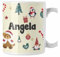 Colorfamily Tazza Natale PERSONALIZZABILE Fantasia Natalizia Babbo Natale Orsetto Personalizza con nome Merry Christmas Regalo Natale
