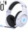 Cuffie PS5 Wireless, Cuffie Gaming per PC, PS4, PS5, Switch, Driver 50 mm, Cuffie Gaming Bluetooth 5.2, PC Cuffie con Microfono , Archetto Regolabile, Jack Audio 3.5 mm, Cuffie Gaming Cablate