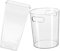 MAGICLULU 2pcs Acrylic Storage Bucket Pantry Organizer Bins Kitchen Waste Bins Recycling Containers Rubbish Can Umbrella Storage Holders Cane Holder Stand Garden Trash Can French Flowerpot