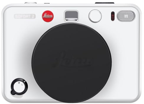 JJC Kamera-Aufkleber für Leica Sofort 2 Sofortbildkamera – 3M-Schutzfolie, kratzfeste Aufkleber (weiß)