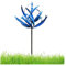 Moulin à Vent pour Jardin Moulin à Vent Rotatif en métal avec piquets de Jardin, Moulin à Vent de Jardinage en Fer pour pelouse et décoration de Jardin (Color : Blue)